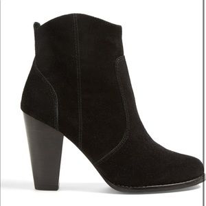 Used Joie dalton booties black suede 37.5